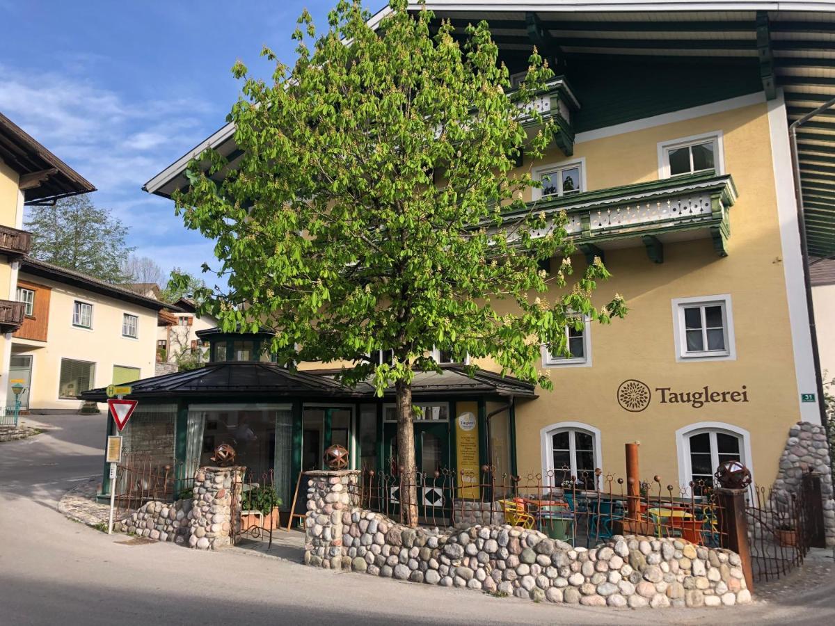 Tauglerei Appartement Enzian In Den Zauberbergen Sankt Koloman Exterior foto