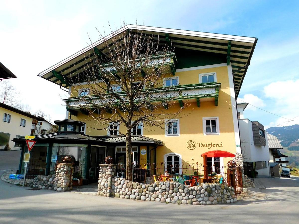 Tauglerei Appartement Enzian In Den Zauberbergen Sankt Koloman Exterior foto